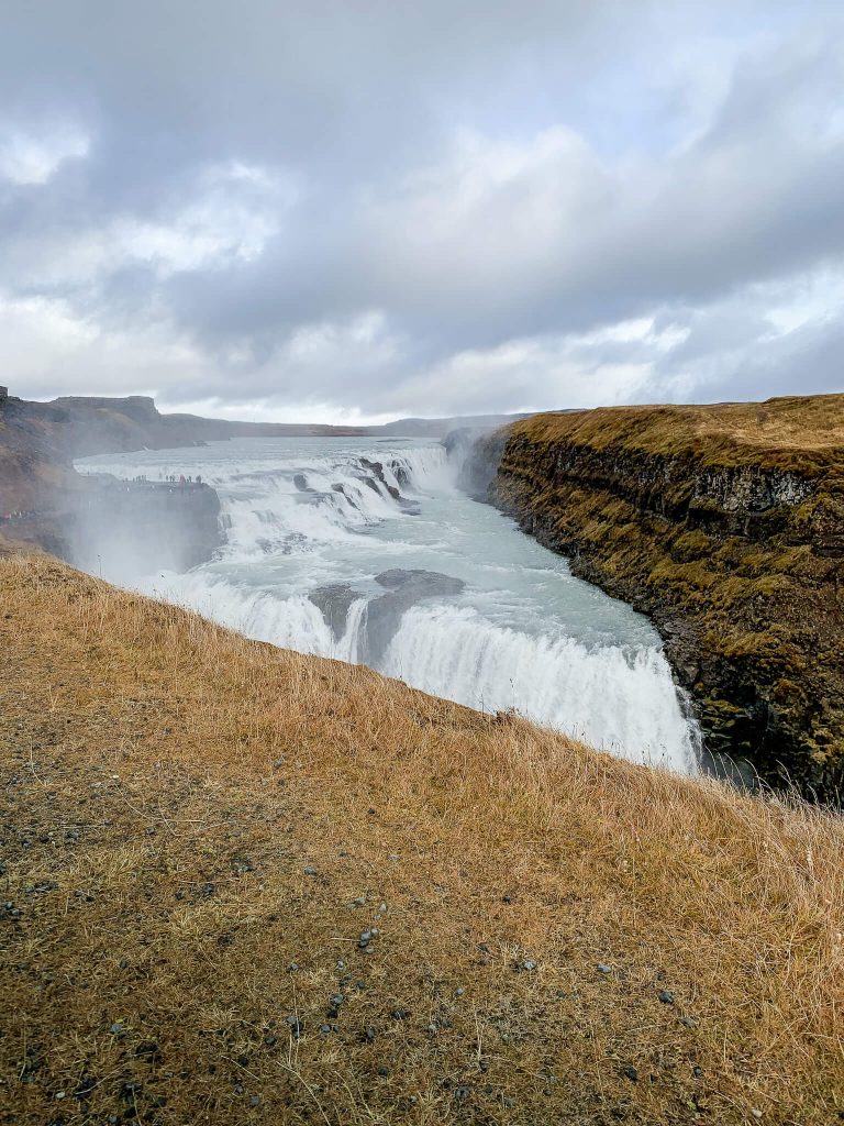 Gullfoss waterfall, iceland, golden circle, thingvellir national park