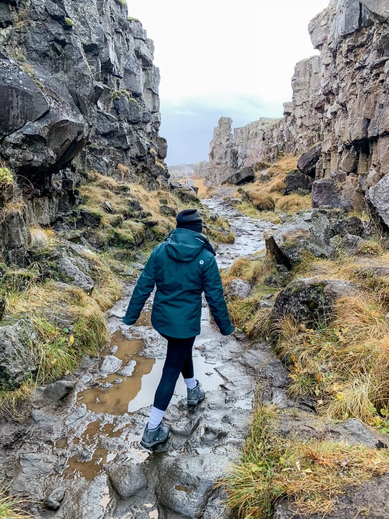 Thingvellir national park, tectonic plates, 4 days in iceland