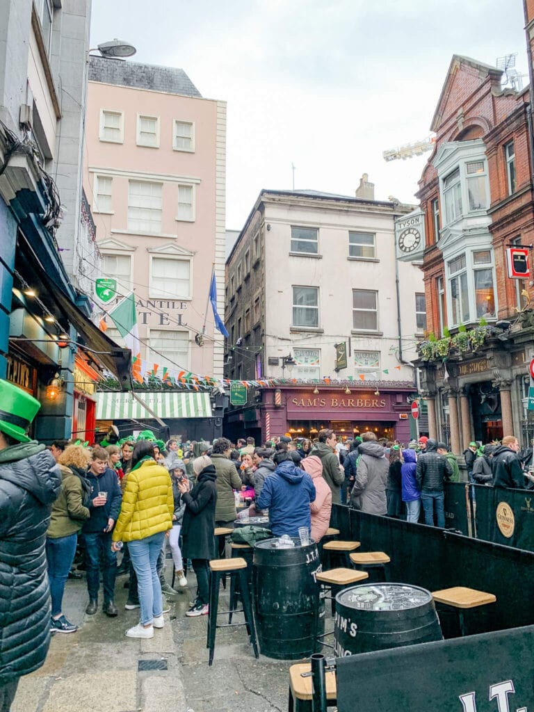 st patricks day in dublin, ireland 