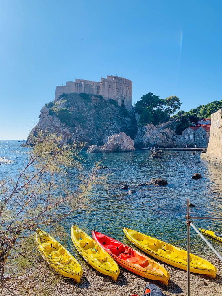 kayaking dubrovnik