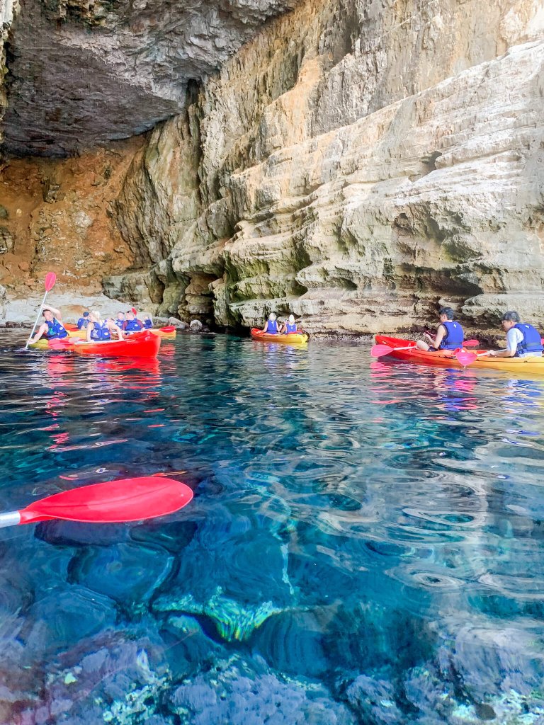 cave in dubrovnik, kayaking dubrovnik, 4 days in croatia