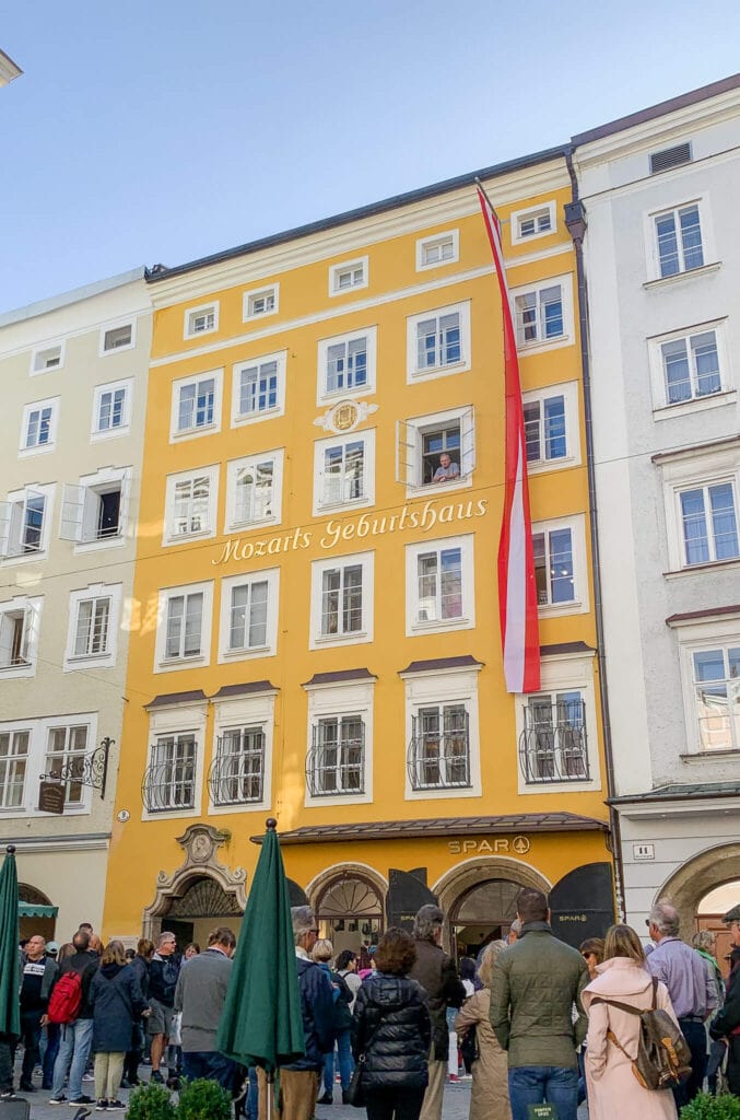 mozarts birthplace and home, salzburg, austria