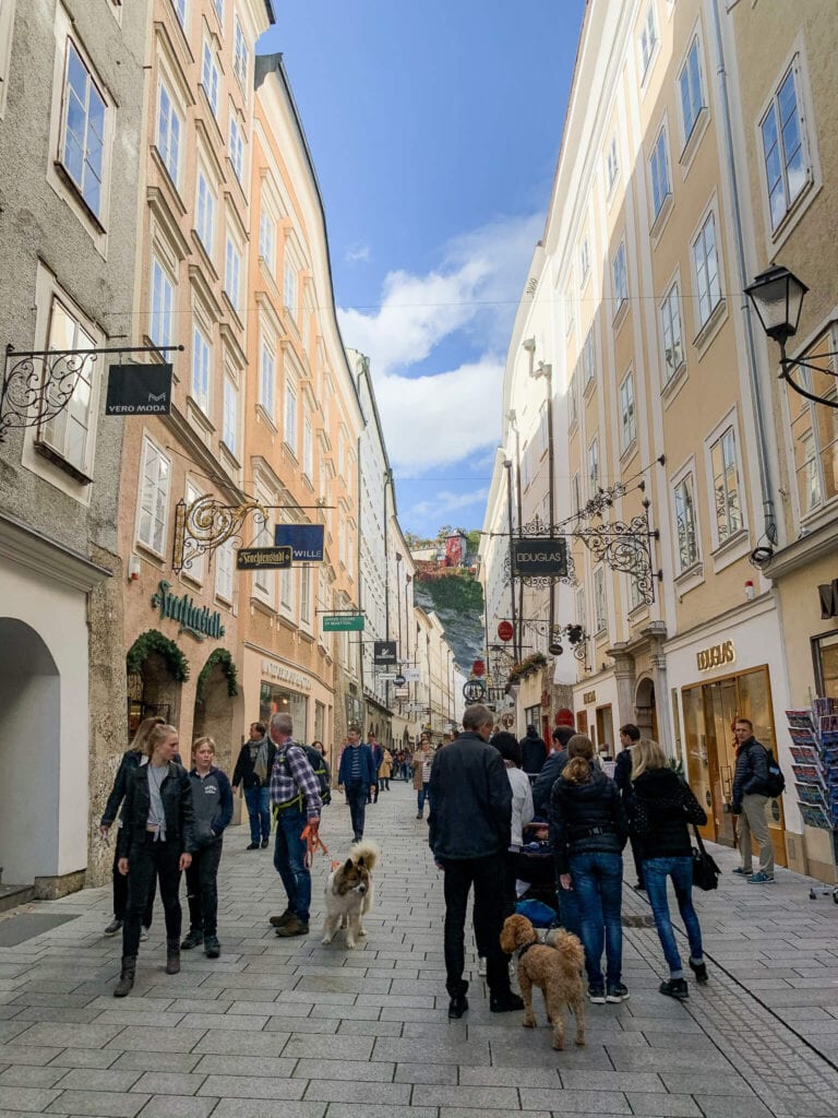 streets of salzburg, austria