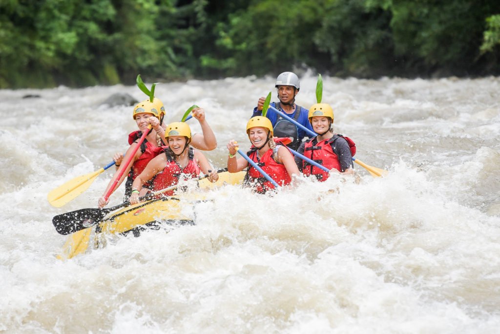 white-water rafting in Costa Rica
