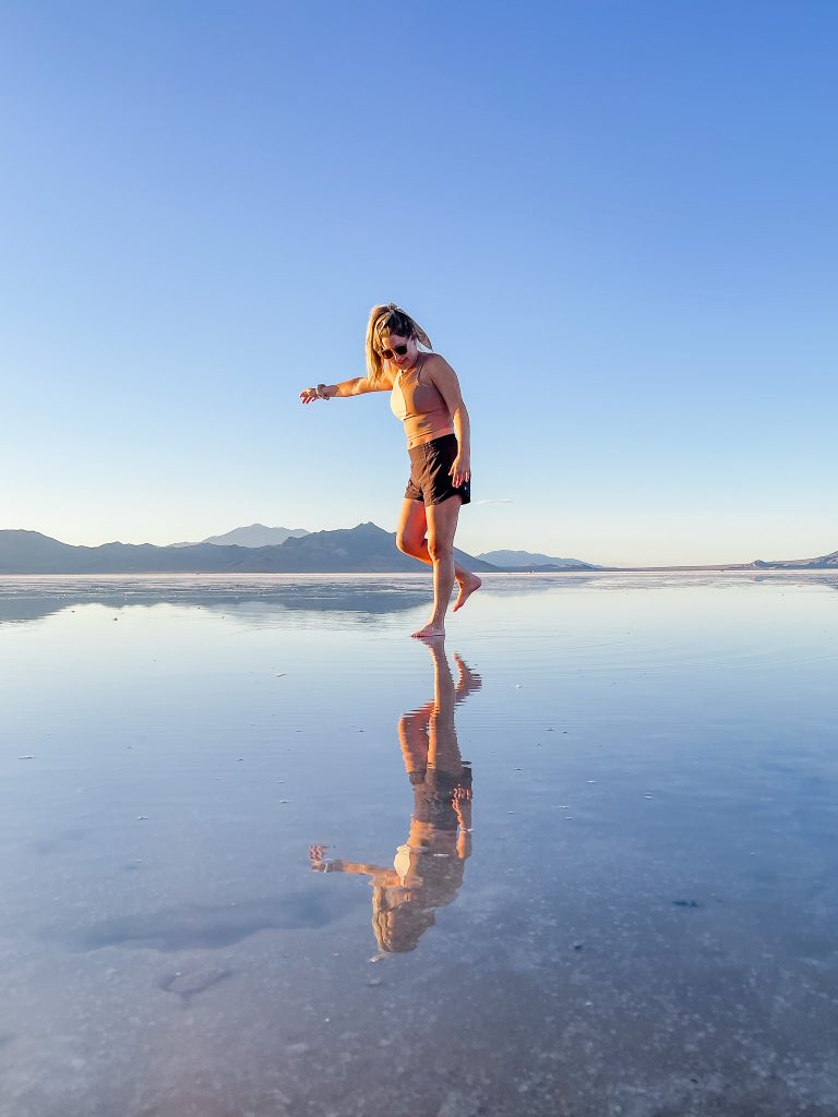 Bonneville Salt Flats, Utah, part-time traveler