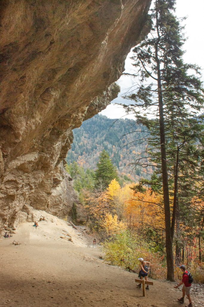 Alum Cave Trail, Great Smoky Mountains National Park, Tennessee, fall US road trip