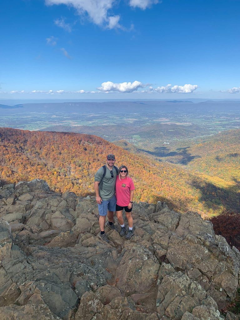 Hawksbill Summit, Shenandoah National Park, fall US road trip