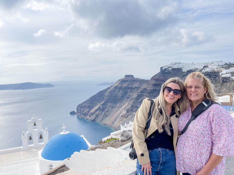 Santorini View; the thing about travel