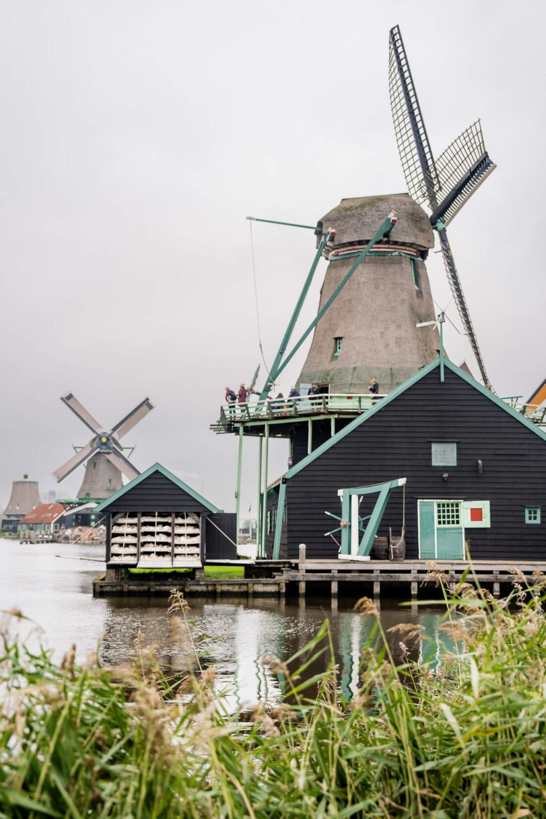 zaanse schans, windmills near amsterdam