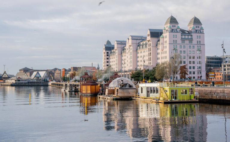 oslo saunas at Langkaia