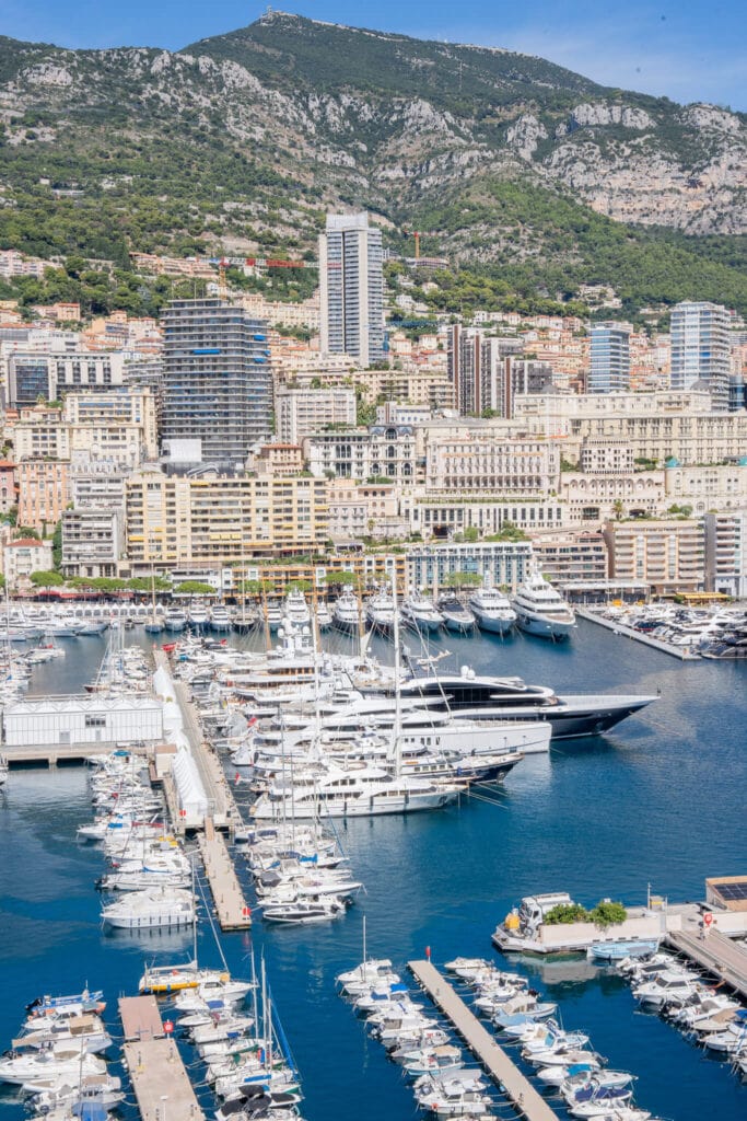 monaco harbor view point