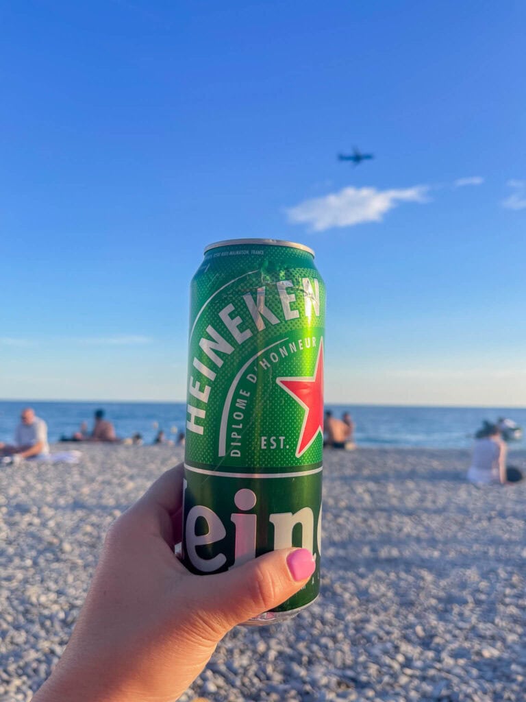 airplane watching in nice, france