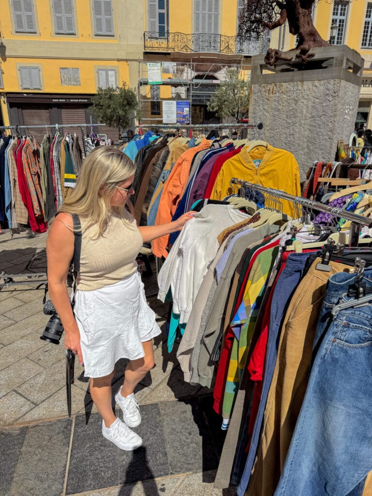 nice vintage flea market, france