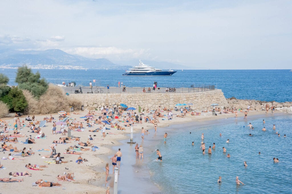 things to do in antibes, gravette beach, antibes, france, french riviera