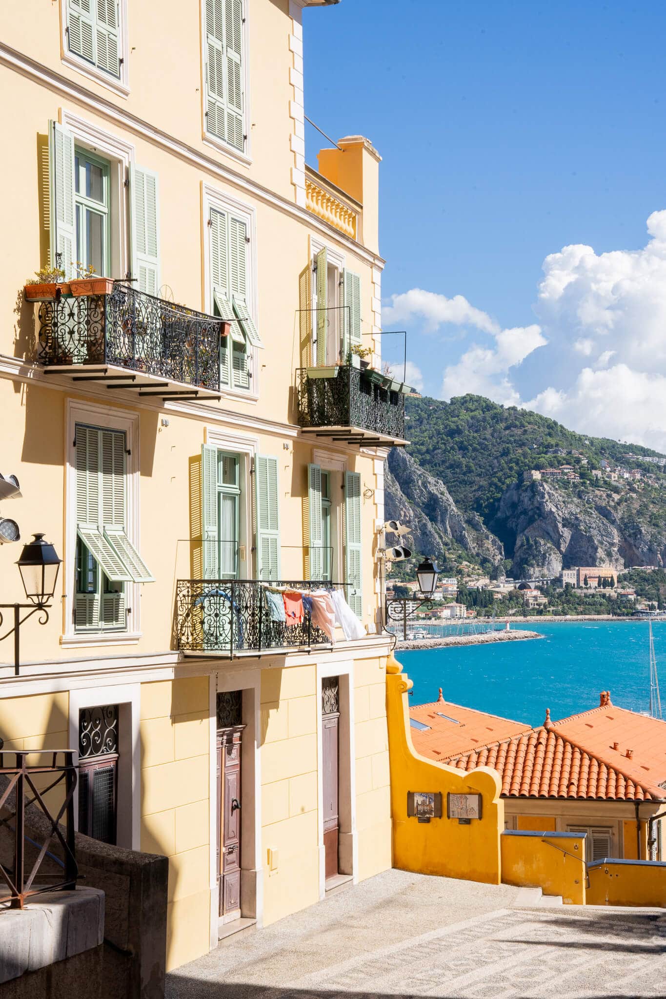 old town menton, france