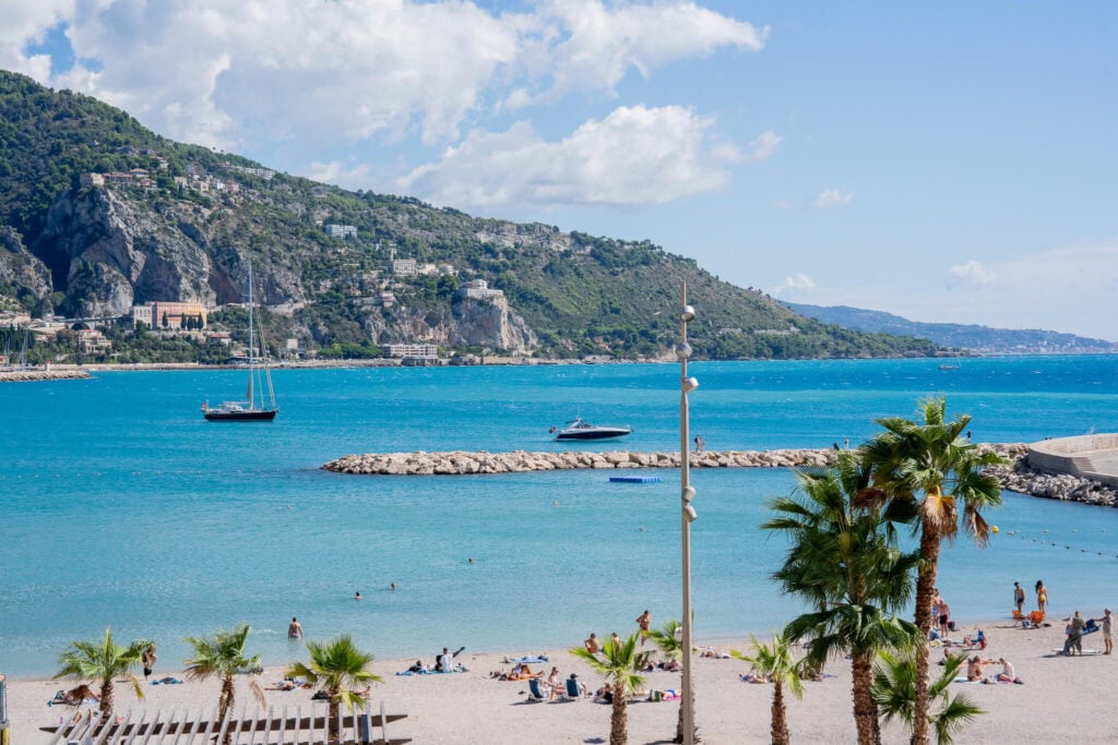 sablettes beach, menton, plage des sablettes