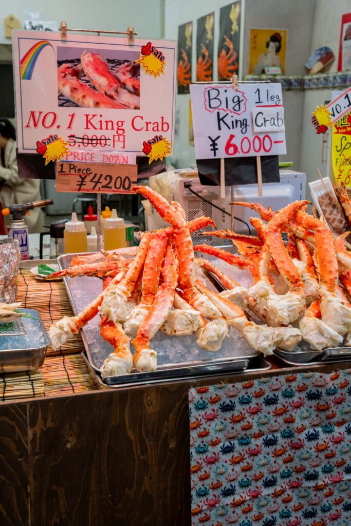 Kuromon Ichiba Market, osaka, japan