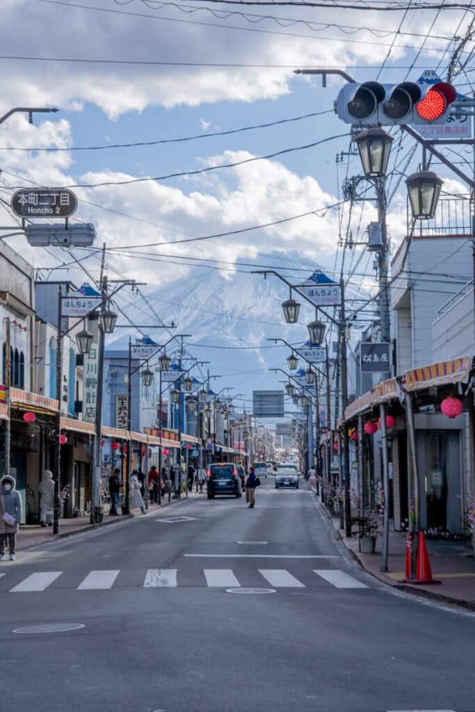 Fujiyoshida, Mt Fuji street view