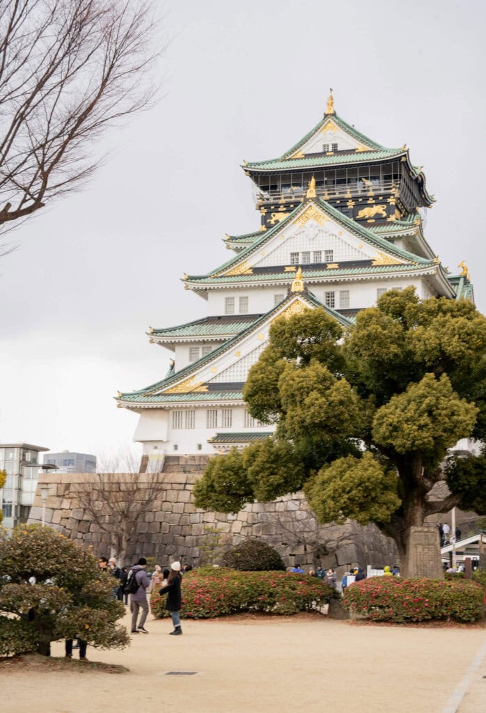 osaka castle, osaka, japan