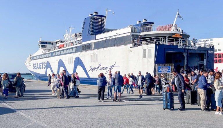 santorini to crete ferry, greece