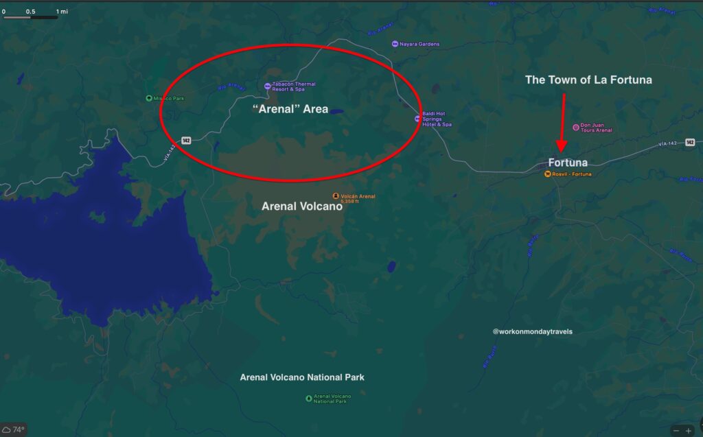 la fortuna and arenal costa rica