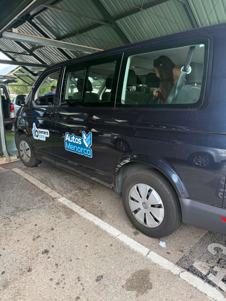 renting a car at Autos Menorca
