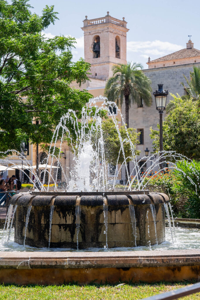 fountain of cuitadella, menorca