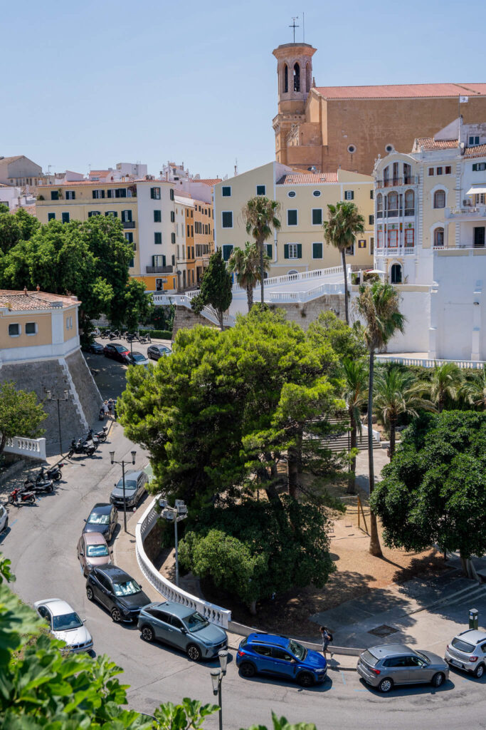 view of mรกo menorica old town