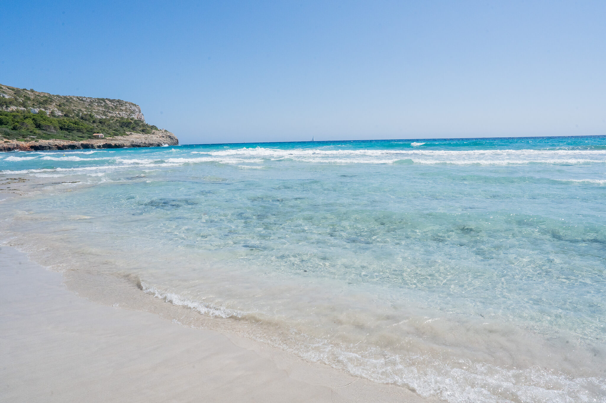 son bou beach, menorca