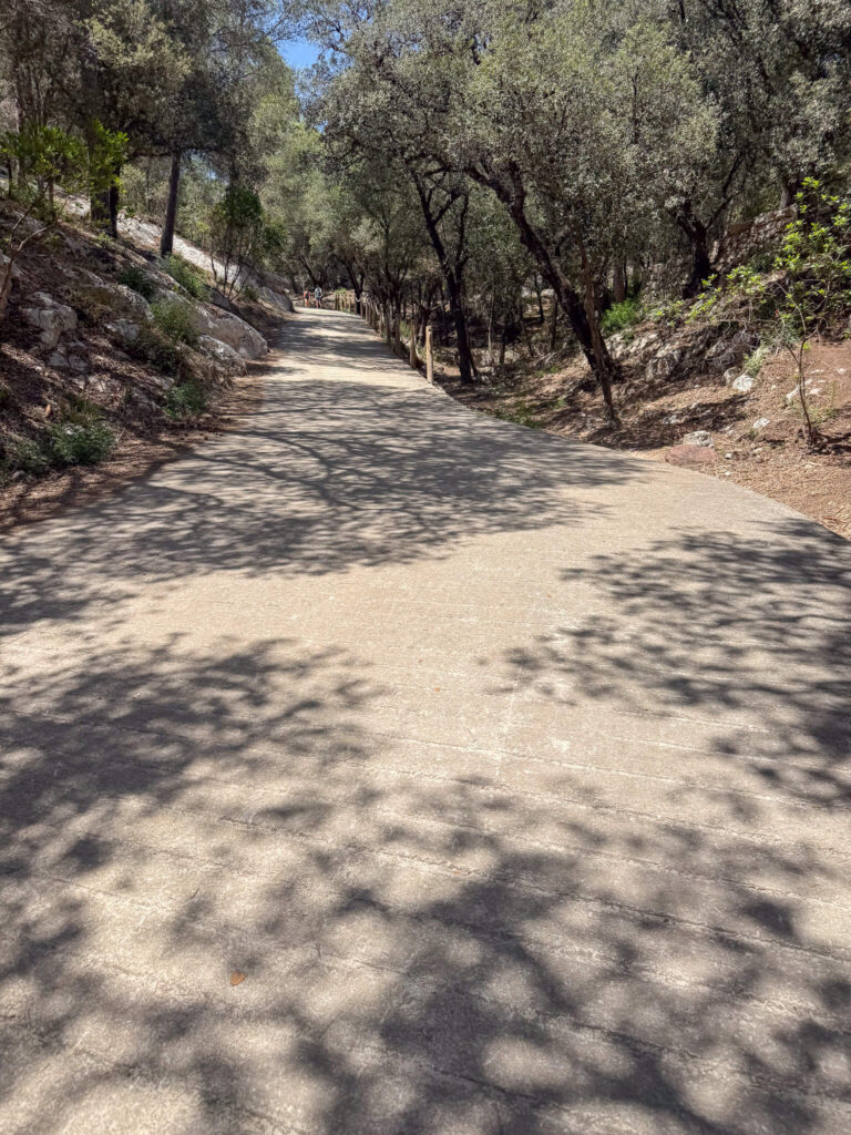 trail to cala mitjana, menorca