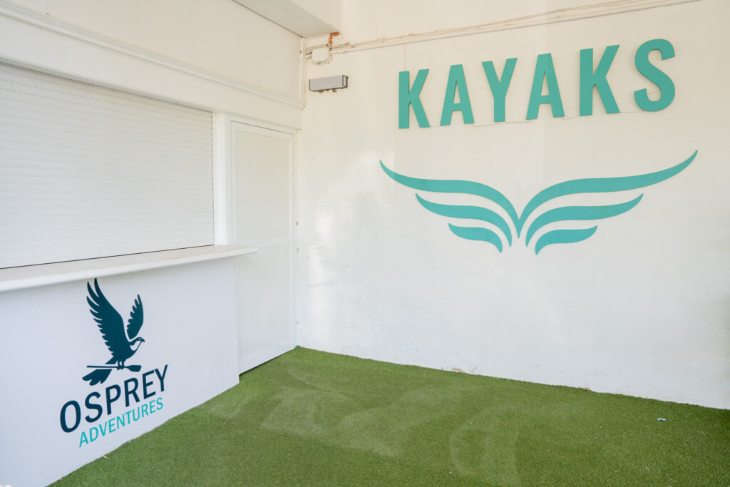 kayaks at osprey menorca hotel