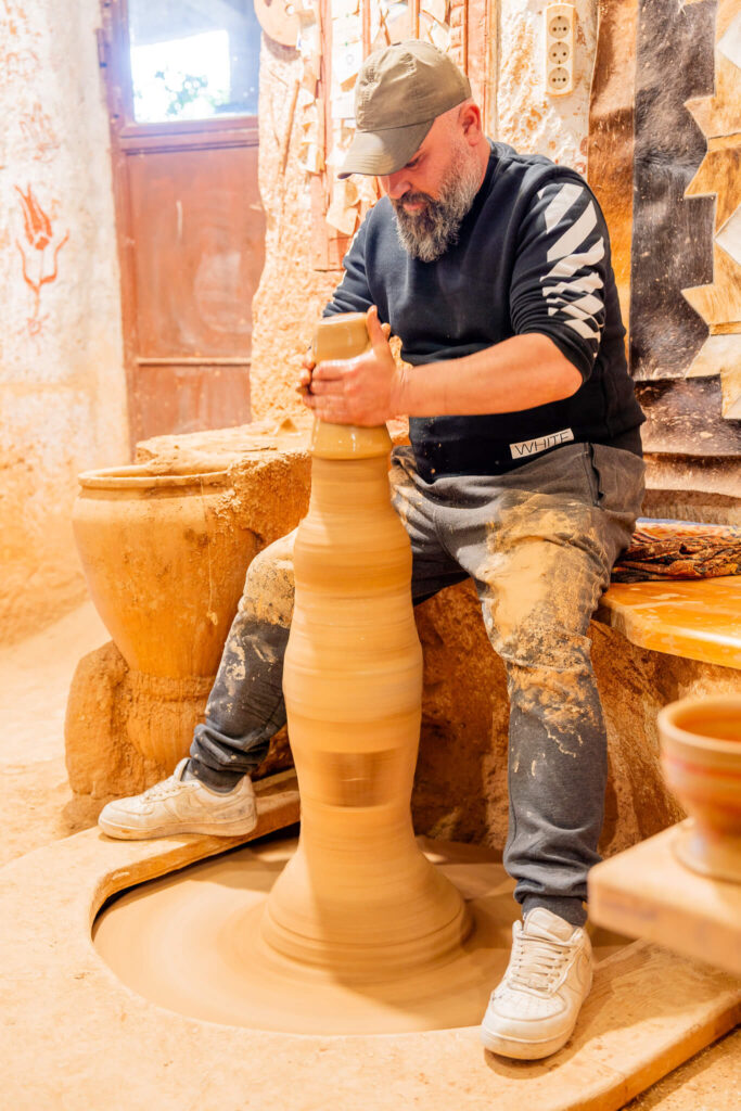 Chez Galip Pottery and Ceramics demonstration 