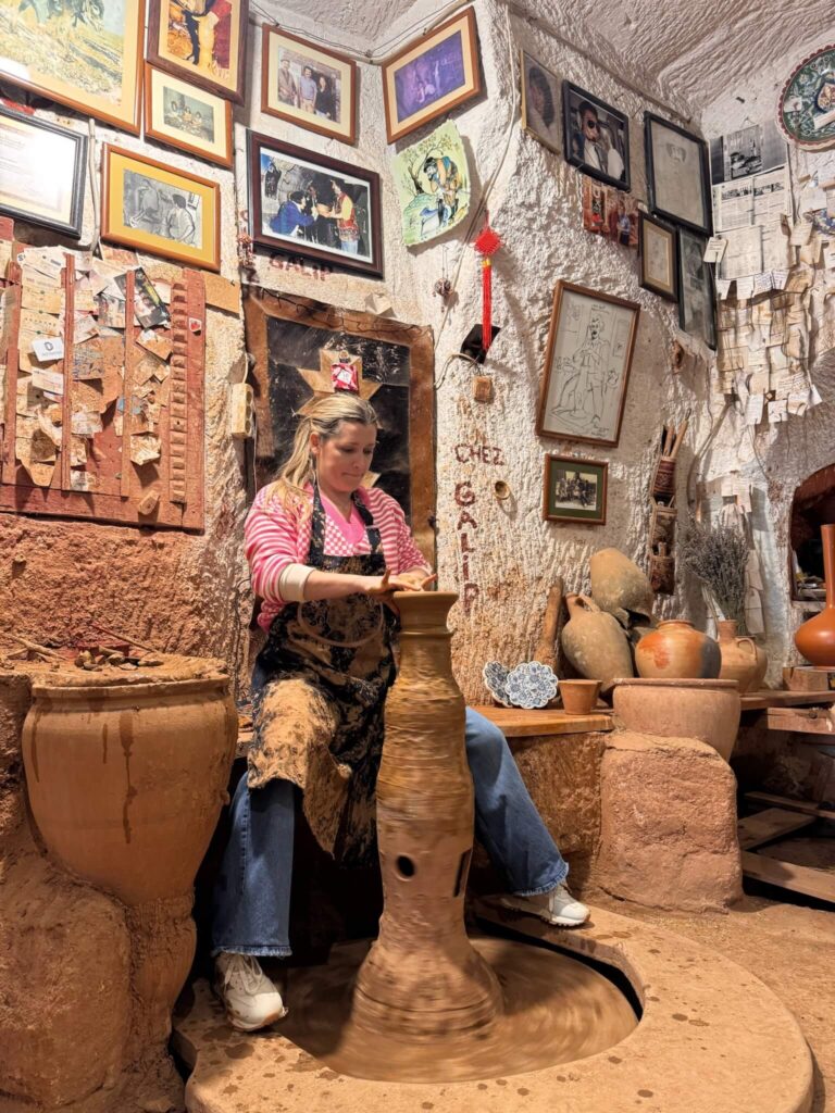 Chez Galip Pottery and Ceramics demonstration 