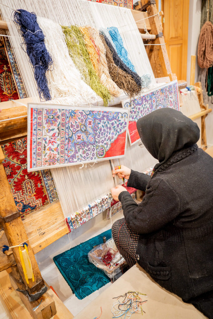 cappadocia rug-making demonstration