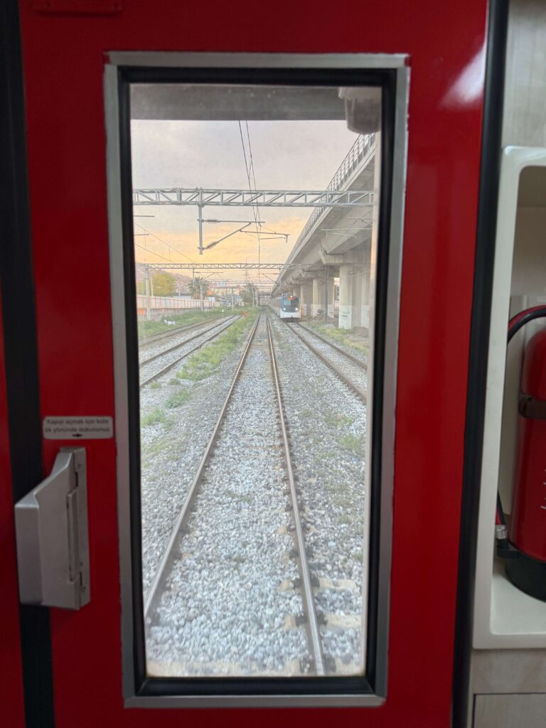 caboose of train in turkey