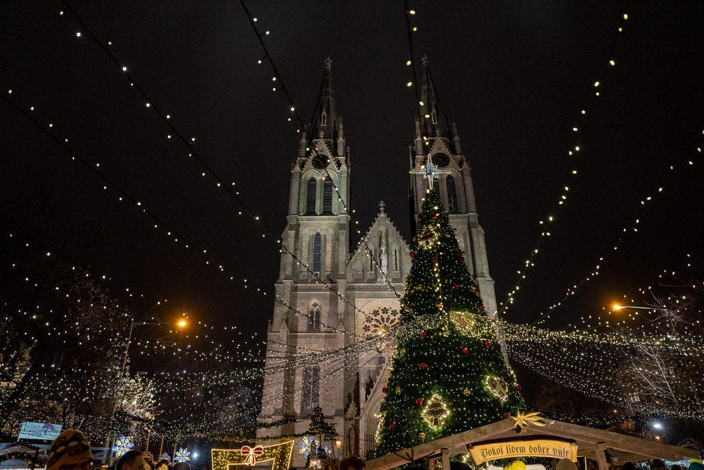 Peace Square Christmas Market, prague