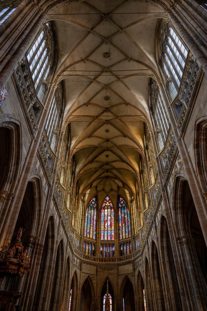 st vitus cathedral, prague castle, prague